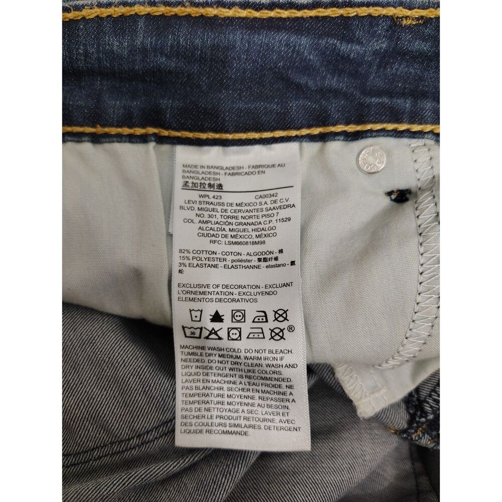Levi's Denizen Modern Boot Cut Jeans Women's 10M 30x32 Stretch Medium Wash - Picture 7 of 8